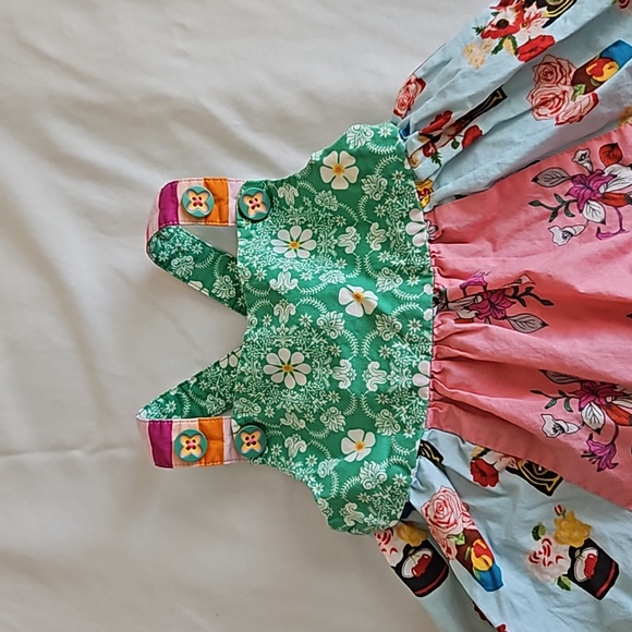 Matilda Jane Baby Girl Summer Patchwork Dress Size 12-18 Months - Picture 2 of 6